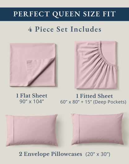 100% Organic Cotton-Sepia-Rose
