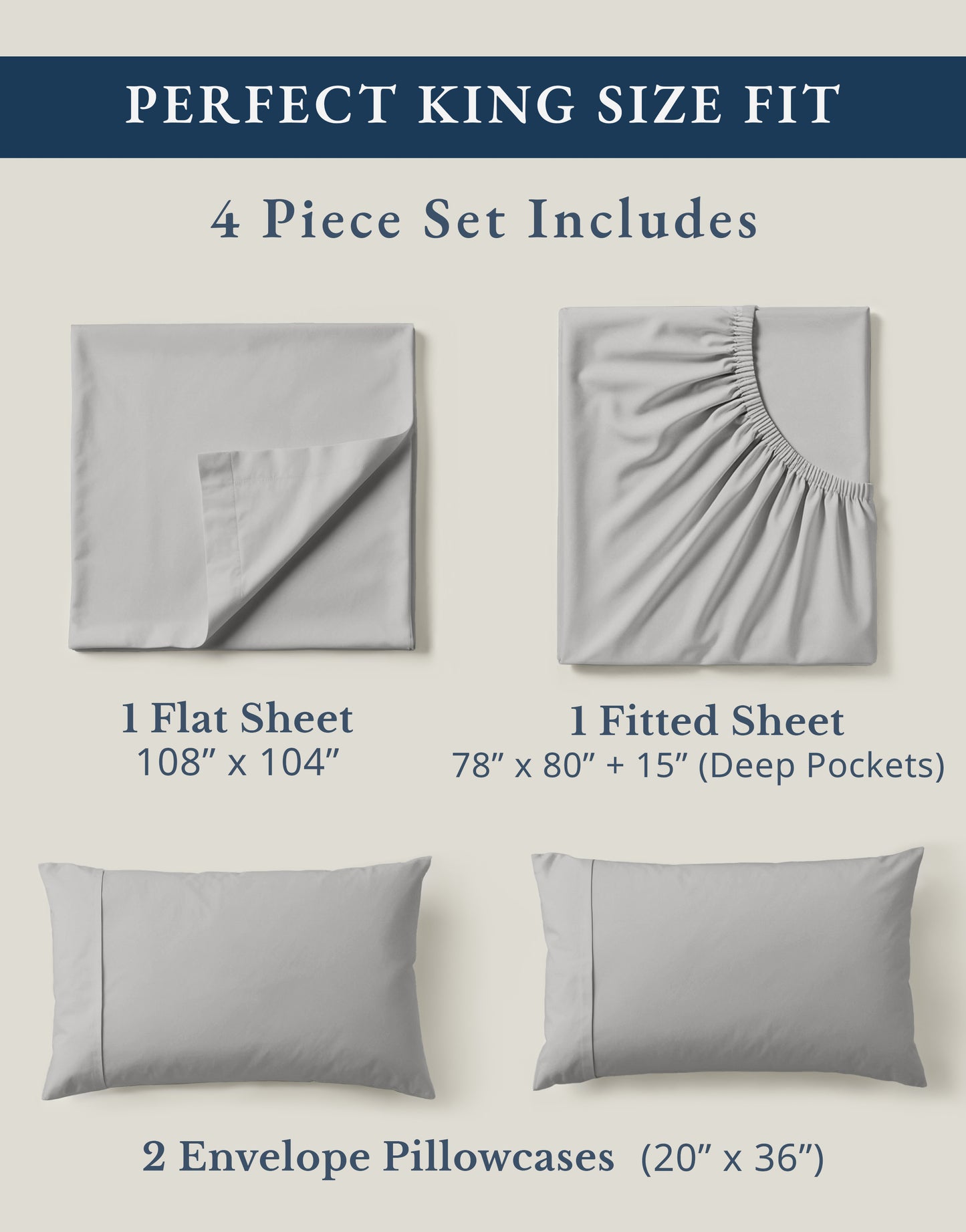100% Organic Cotton-Silver