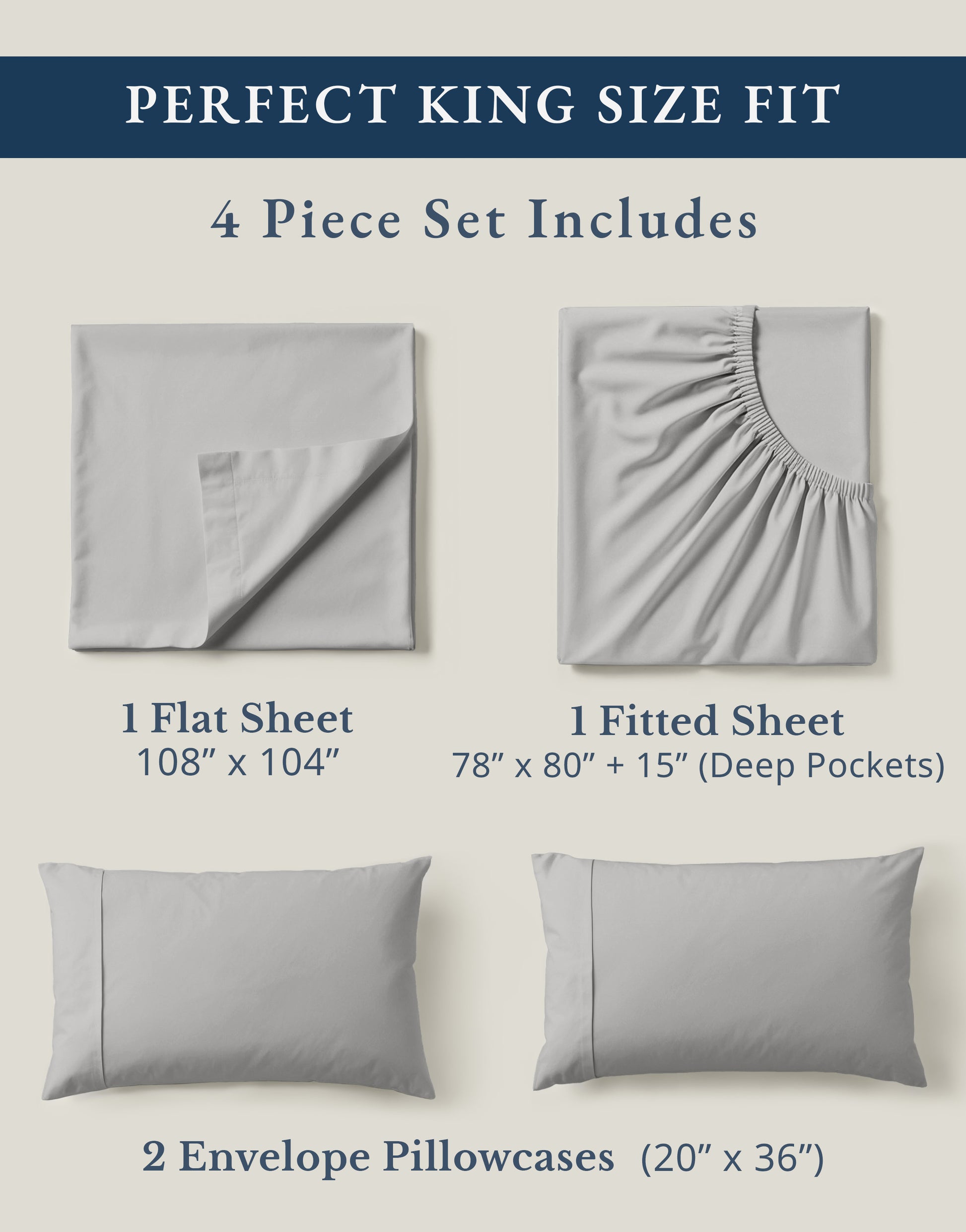 100% Organic Cotton-Silver
