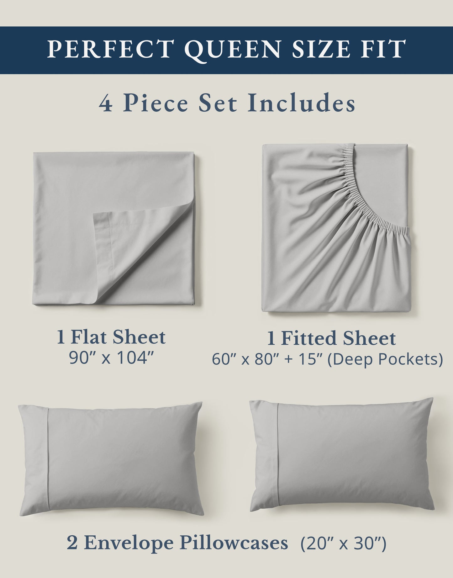 100% Organic Cotton-Silver