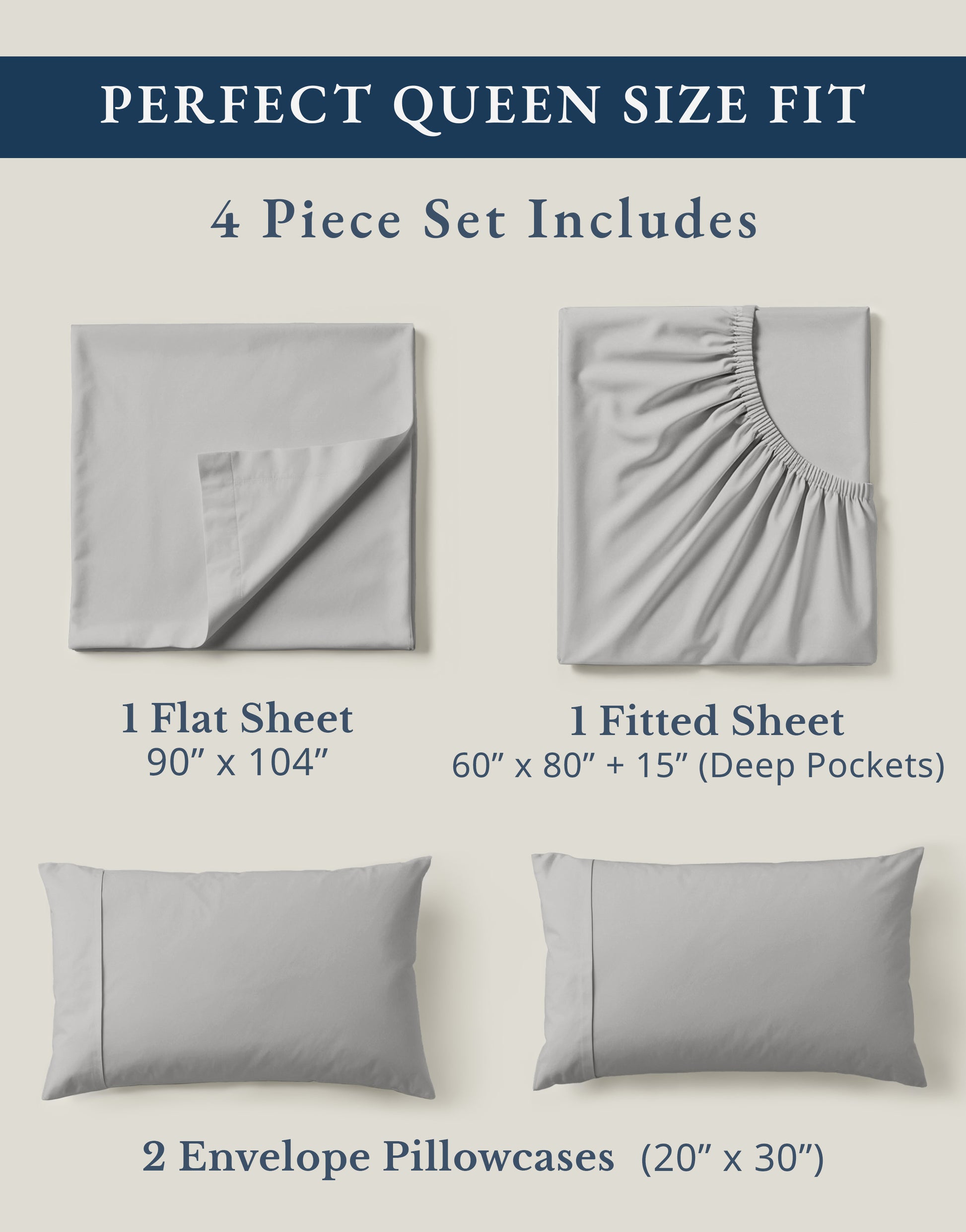 100% Organic Cotton-Silver