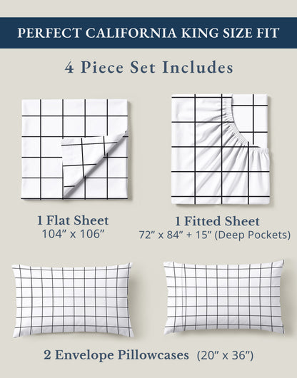 100% Organic Cotton-Windowpane