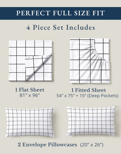 100% Organic Cotton-Windowpane