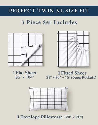 100% Organic Cotton-Windowpane