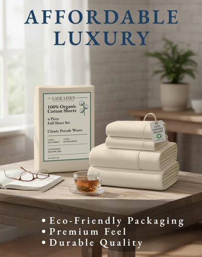 100% Organic Cotton-Natural