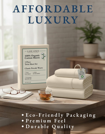 100% Organic Cotton-Natural
