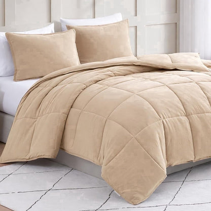 Down-Alternative Comforter cp-gallery: color=Beige; size=King