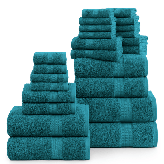 24 Piece Towel set-Seaport