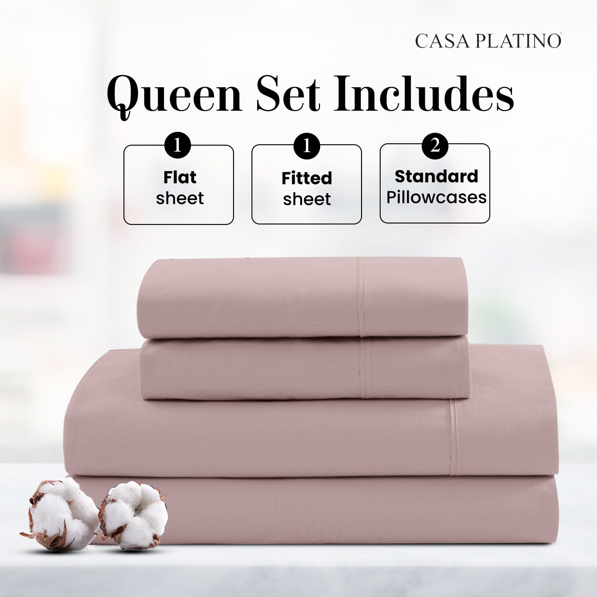 Percale Cotton Sheet Set