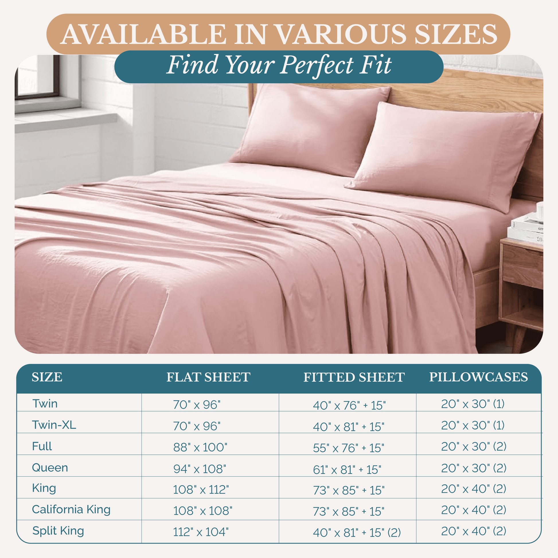 Washed Microfiber Sheet Set