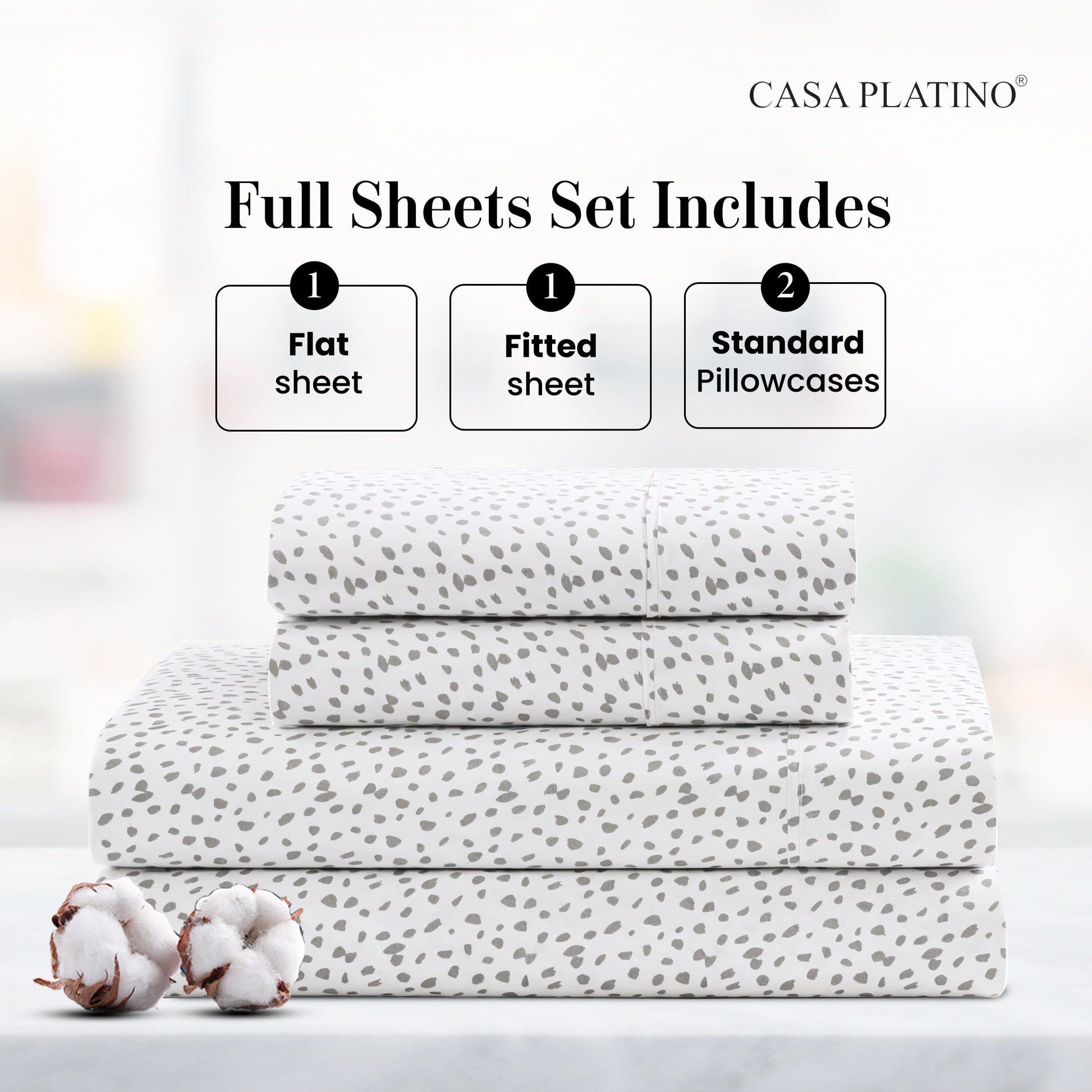 Percale Cotton Sheet Set