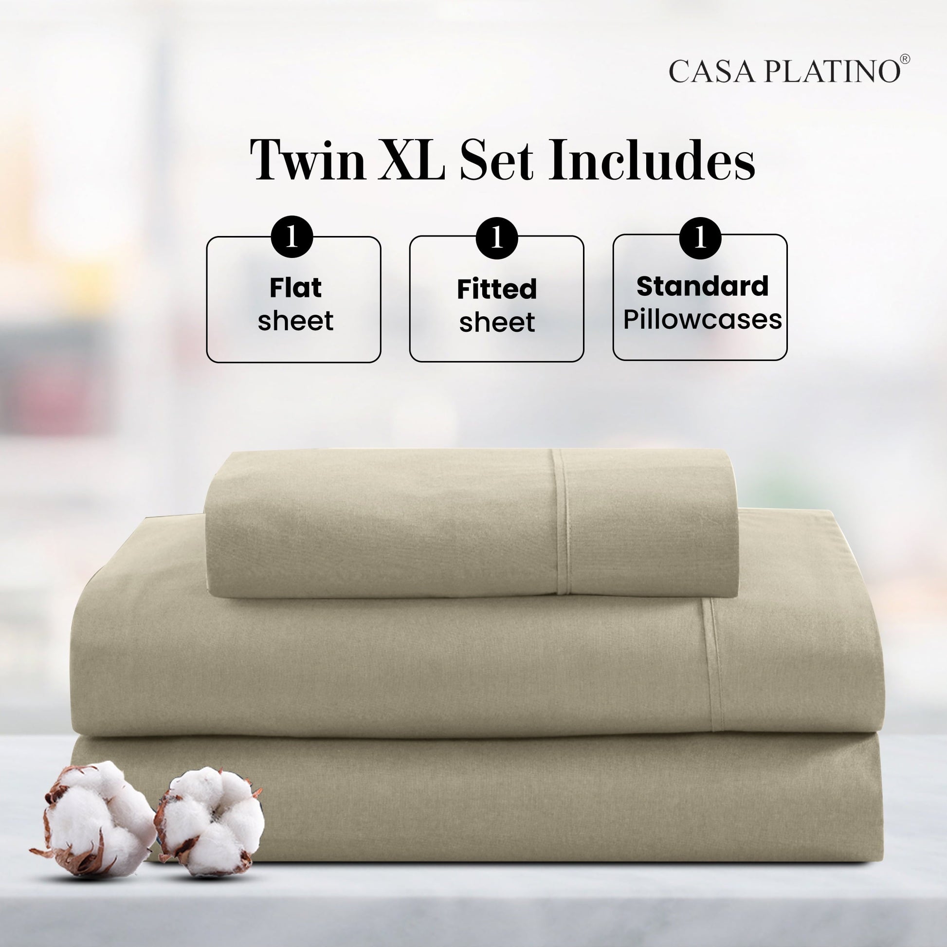 Percale Cotton Sheet Set