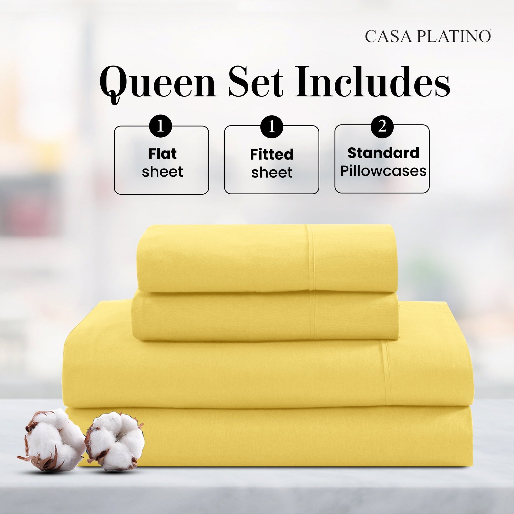 Percale Cotton Sheet Set