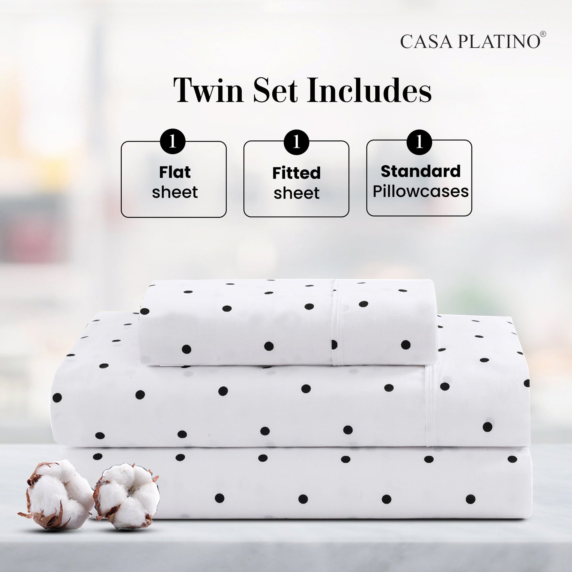 Percale Cotton Sheet Set