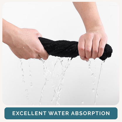 12-Piece Cotton Washcloths Set cp-gallery: color=Black; size=12 Piece Set