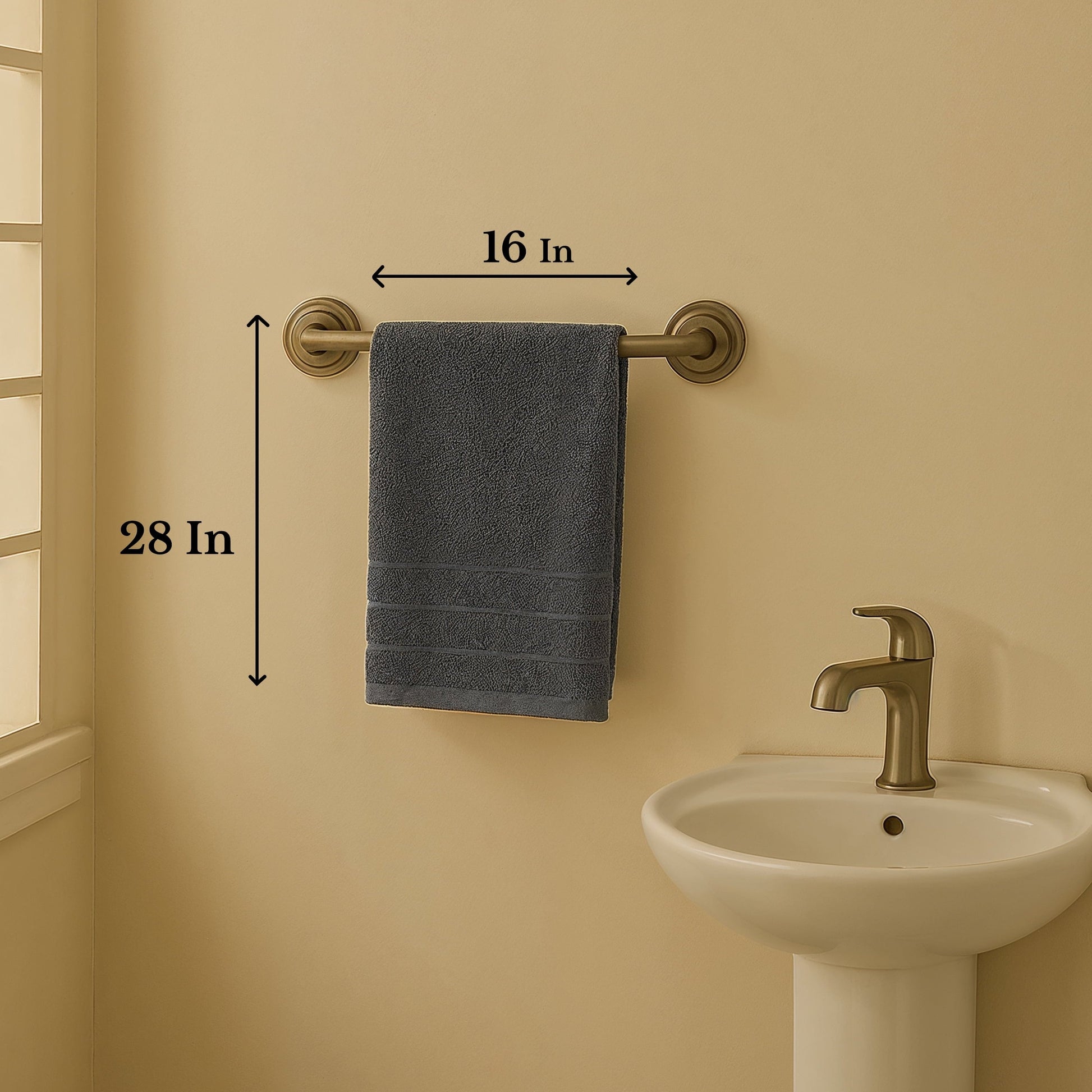 4-Piece Cotton Hand Towels Set