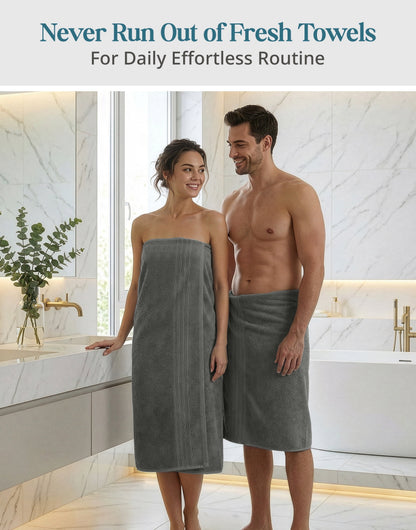 4-Piece Oversized Bath Sheets Set cp-gallery: color=Ultimate Grey; size=4 Piece Set