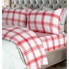 Flannel Sheet Set cp-gallery: color=Red; size=Twin-XL