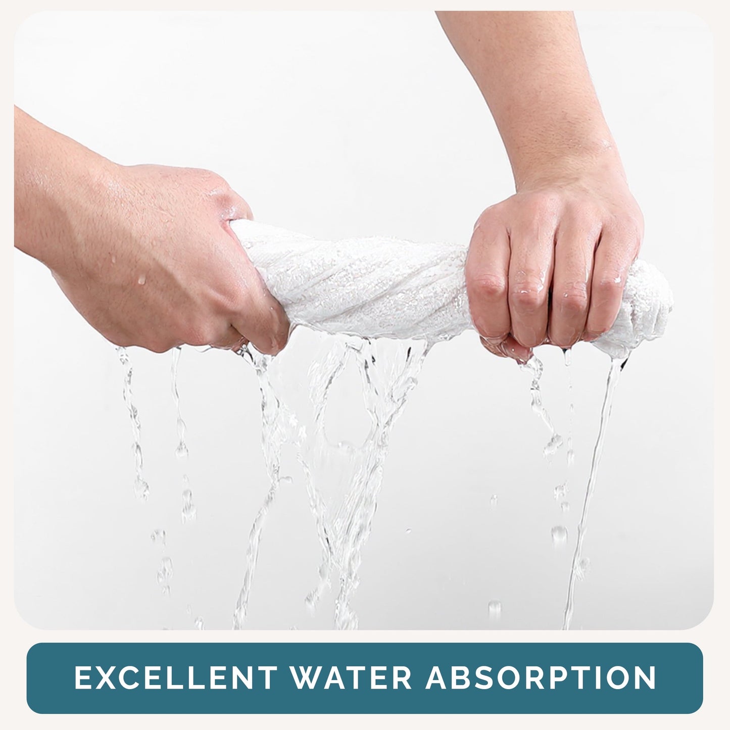 6-Piece Cotton Washcloths Set cp-gallery: color=White; size=6 Piece Set