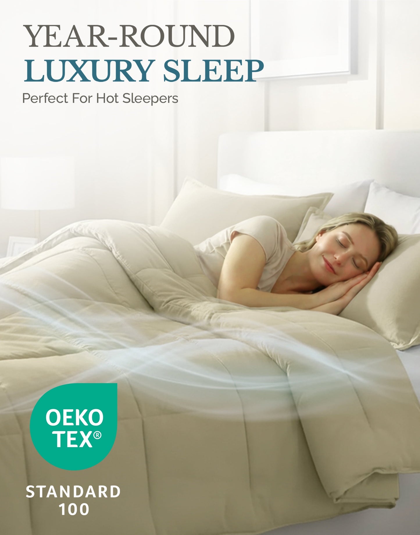 Down-Alternative Comforter cp-gallery: color=Linen; size=Queen