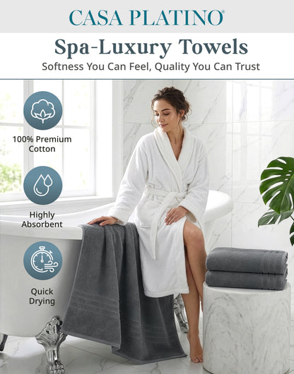 4-Piece Oversized Bath Sheets Set cp-gallery: color=Ultimate Grey; size=4 Piece Set