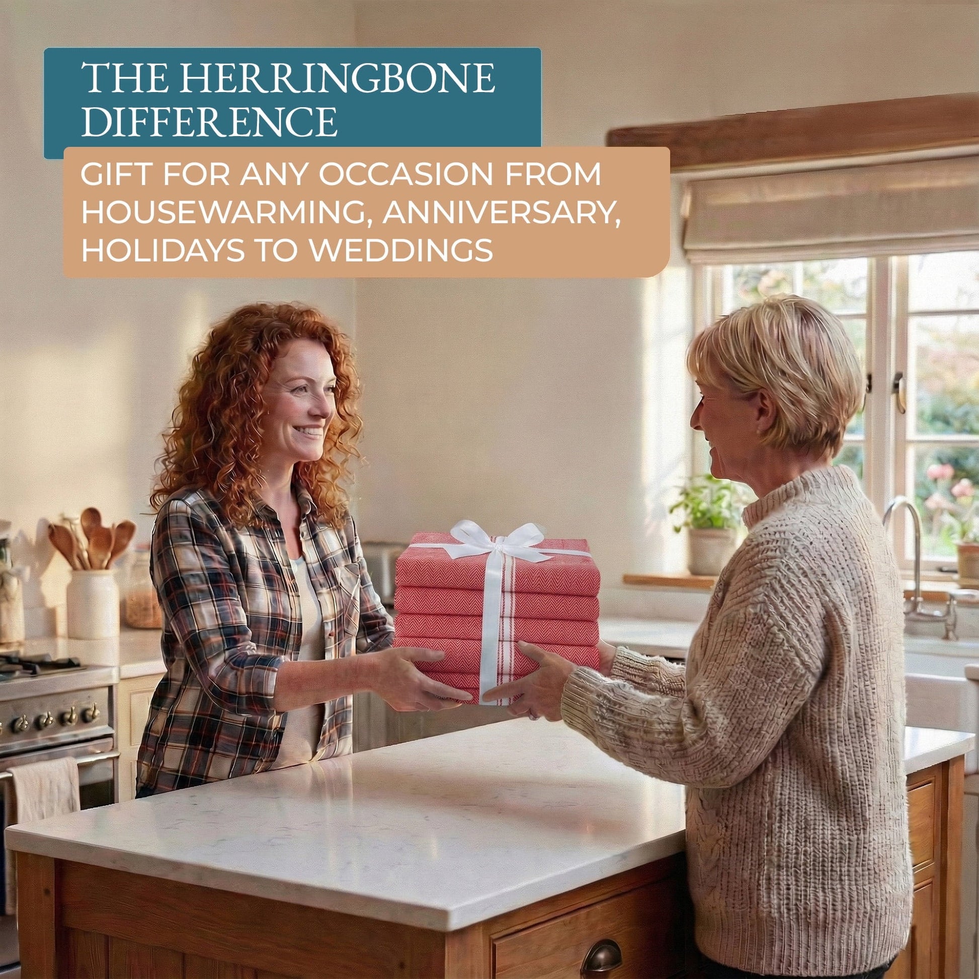 Herringbone Kitchen Towel Set