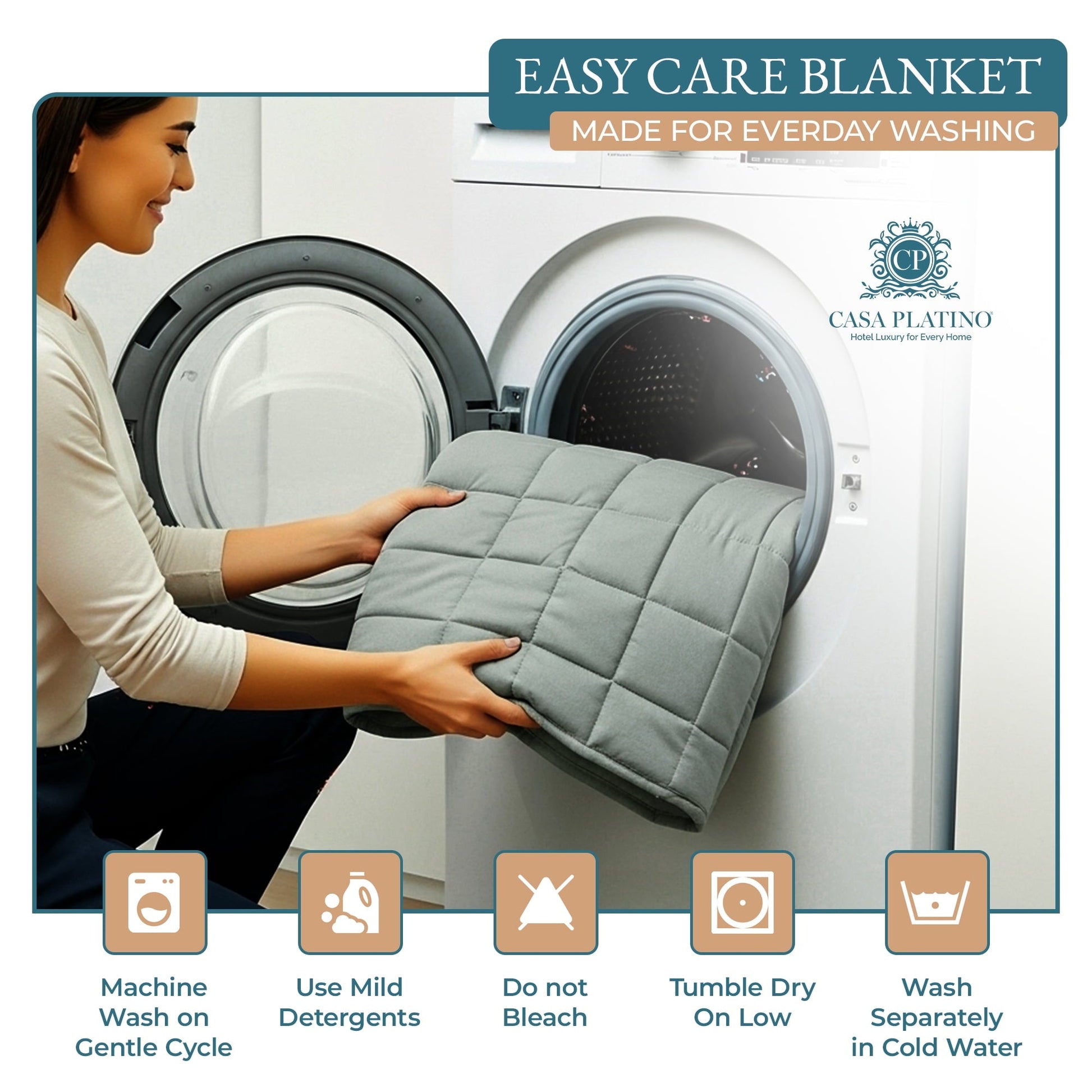 Quilted Bed Blanket