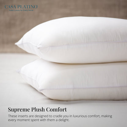 Down-Alternative Throw Pillow Inserts cp-gallery: size=12 x 20 (2 Piece Set)