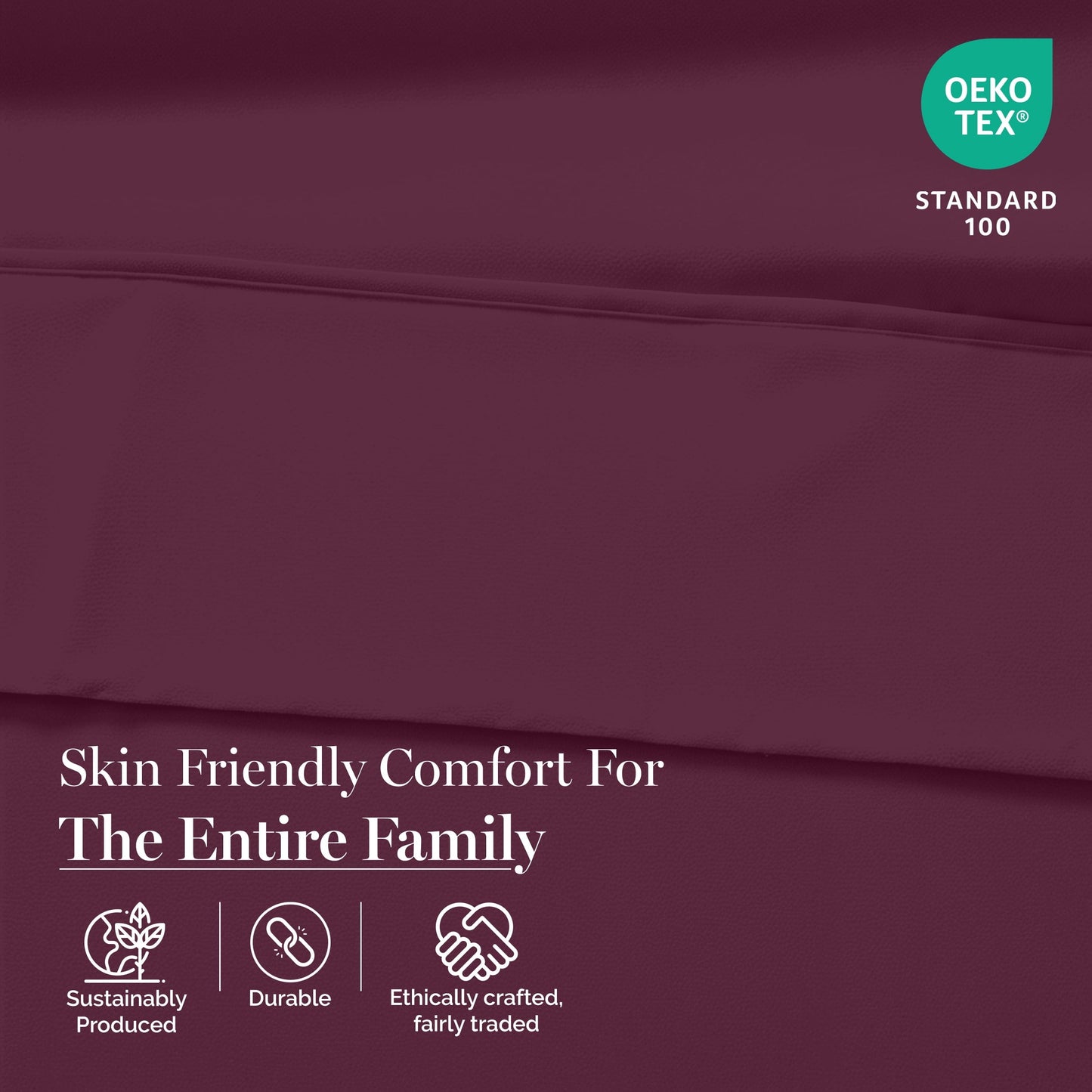 450 Thread Count Cotton Sheet Set cp-gallery: color=Windsor Wine
