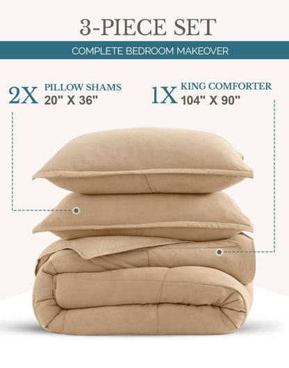 Down-Alternative Comforter cp-gallery: color=Beige
