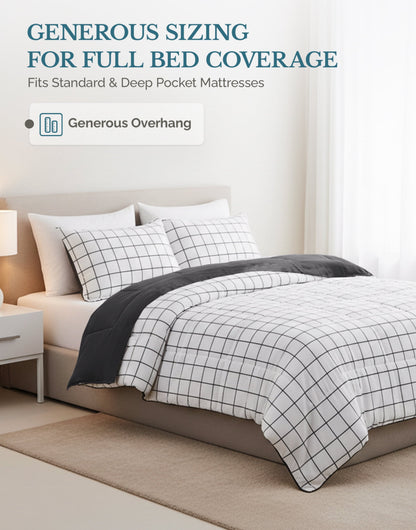 Down-Alternative Comforter cp-gallery: color=Window Pane; size=King
