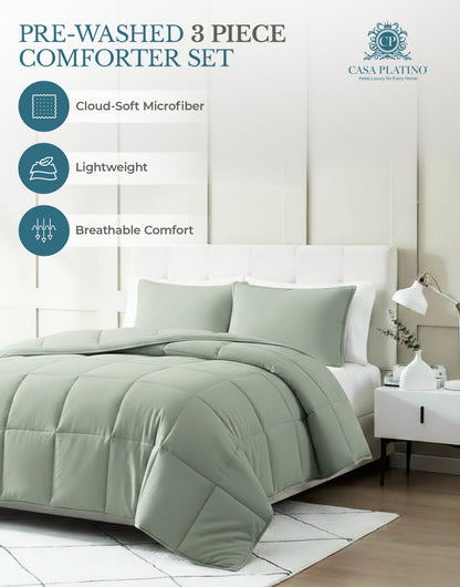 Down-Alternative Comforter cp-gallery: color=Mineral