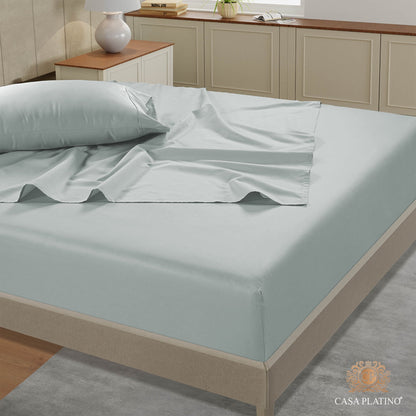 450 Thread Count Cotton Sheet Set cp-gallery: color=Ballad Blue