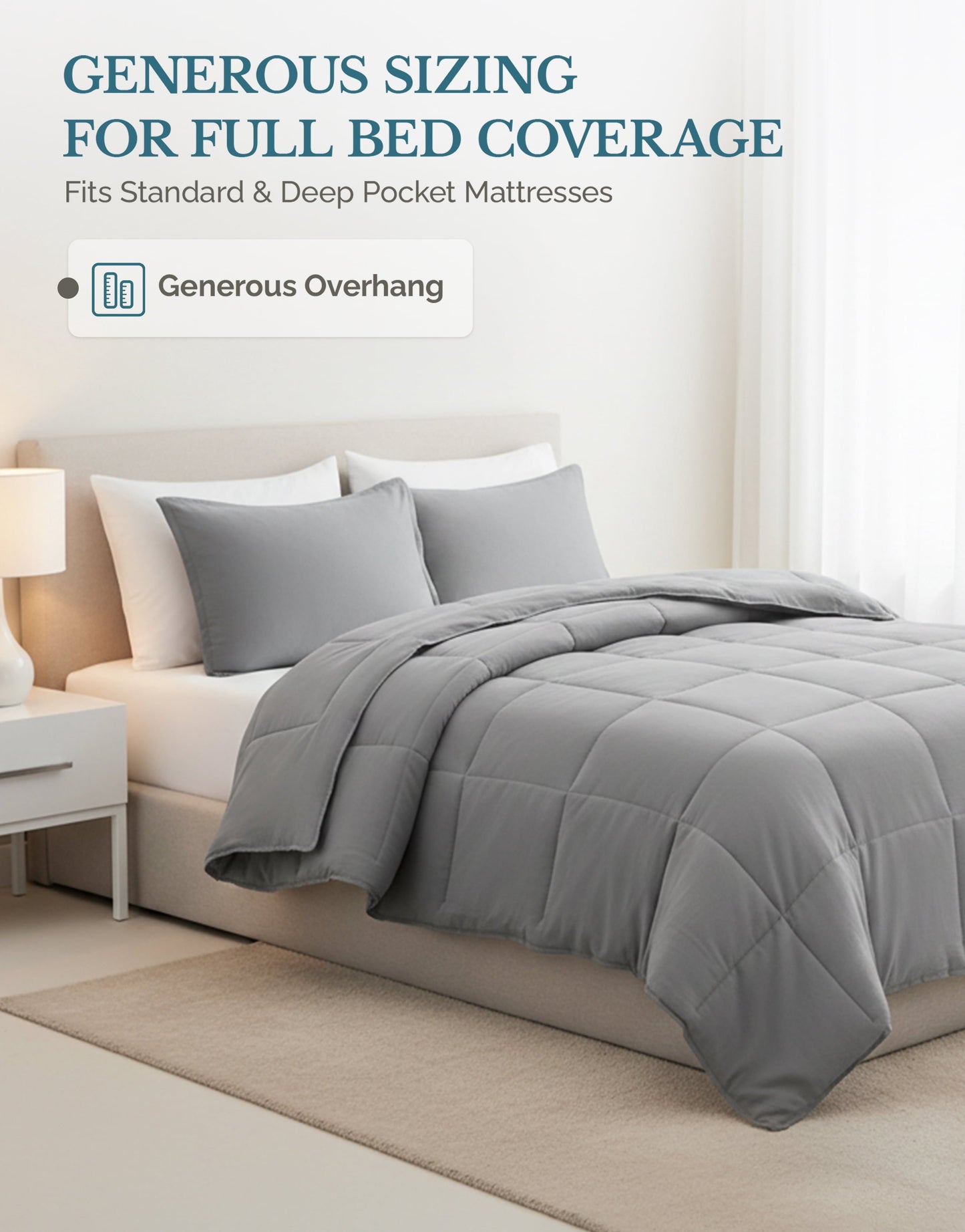 Down-Alternative Comforter cp-gallery: color=Silver