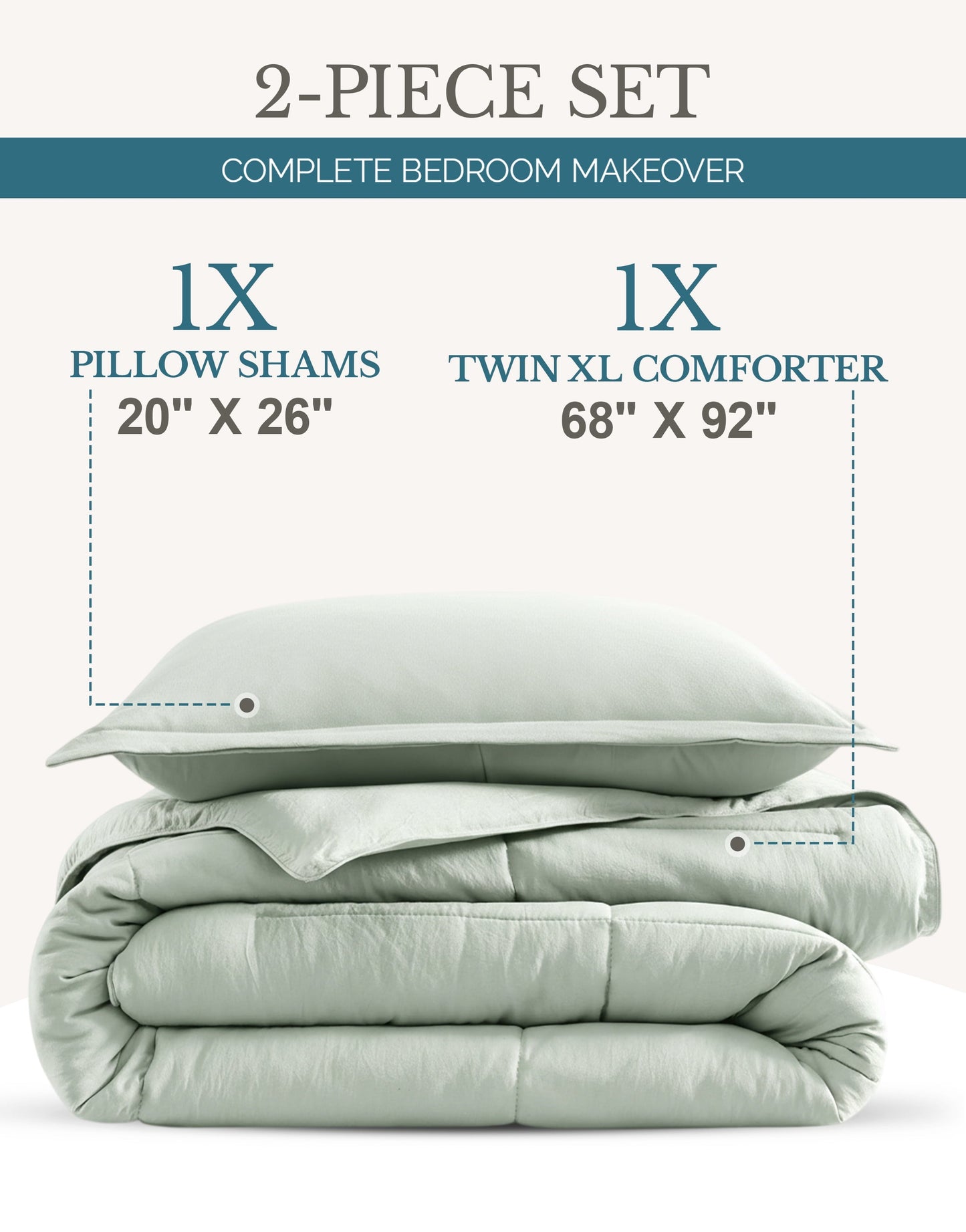 Down-Alternative Comforter cp-gallery: color=Mineral; size=Twin-XL