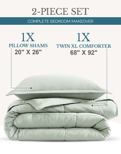 Down-Alternative Comforter cp-gallery: color=Mineral; size=Twin-XL