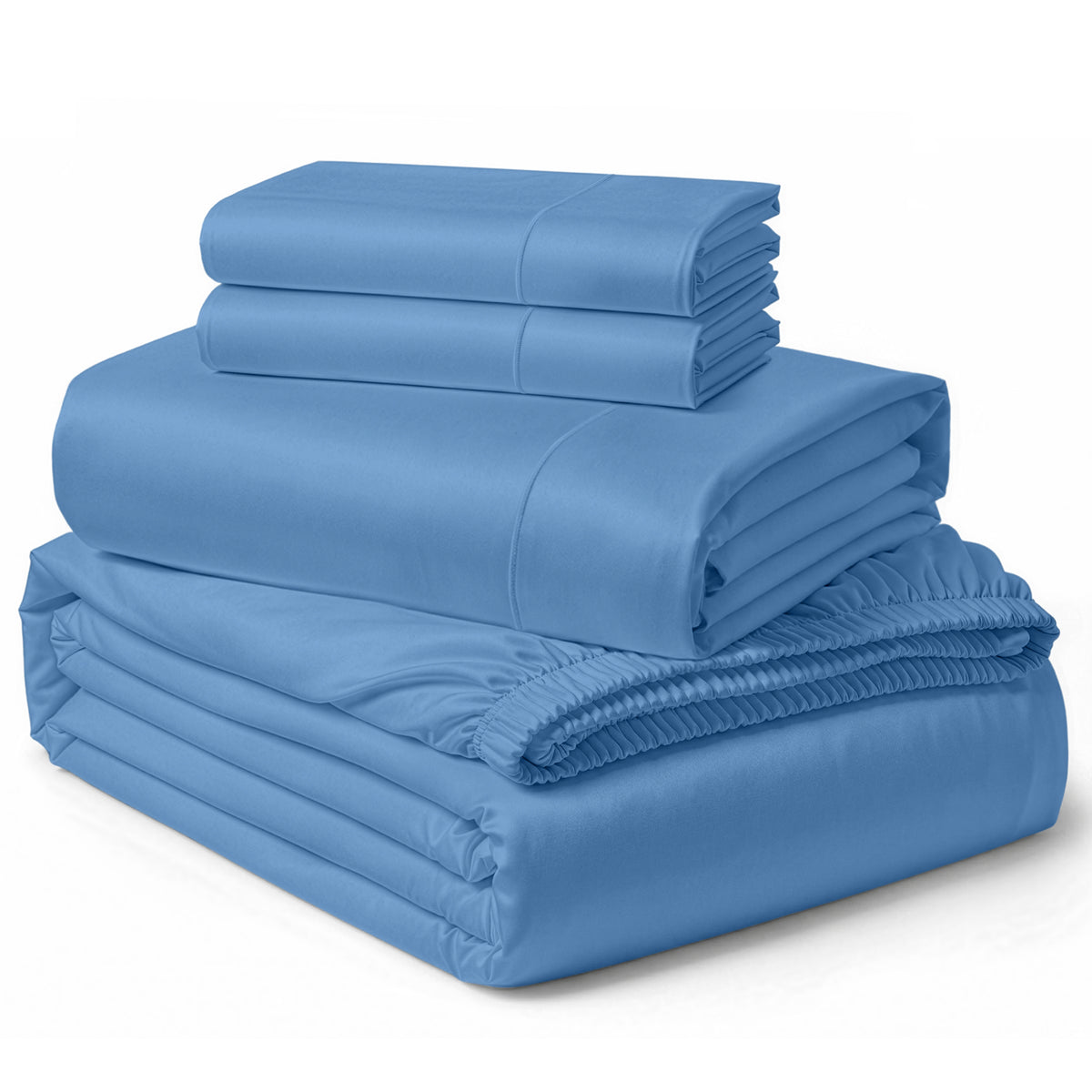 Egyptian Cotton Sheet Set - Blue Jasper