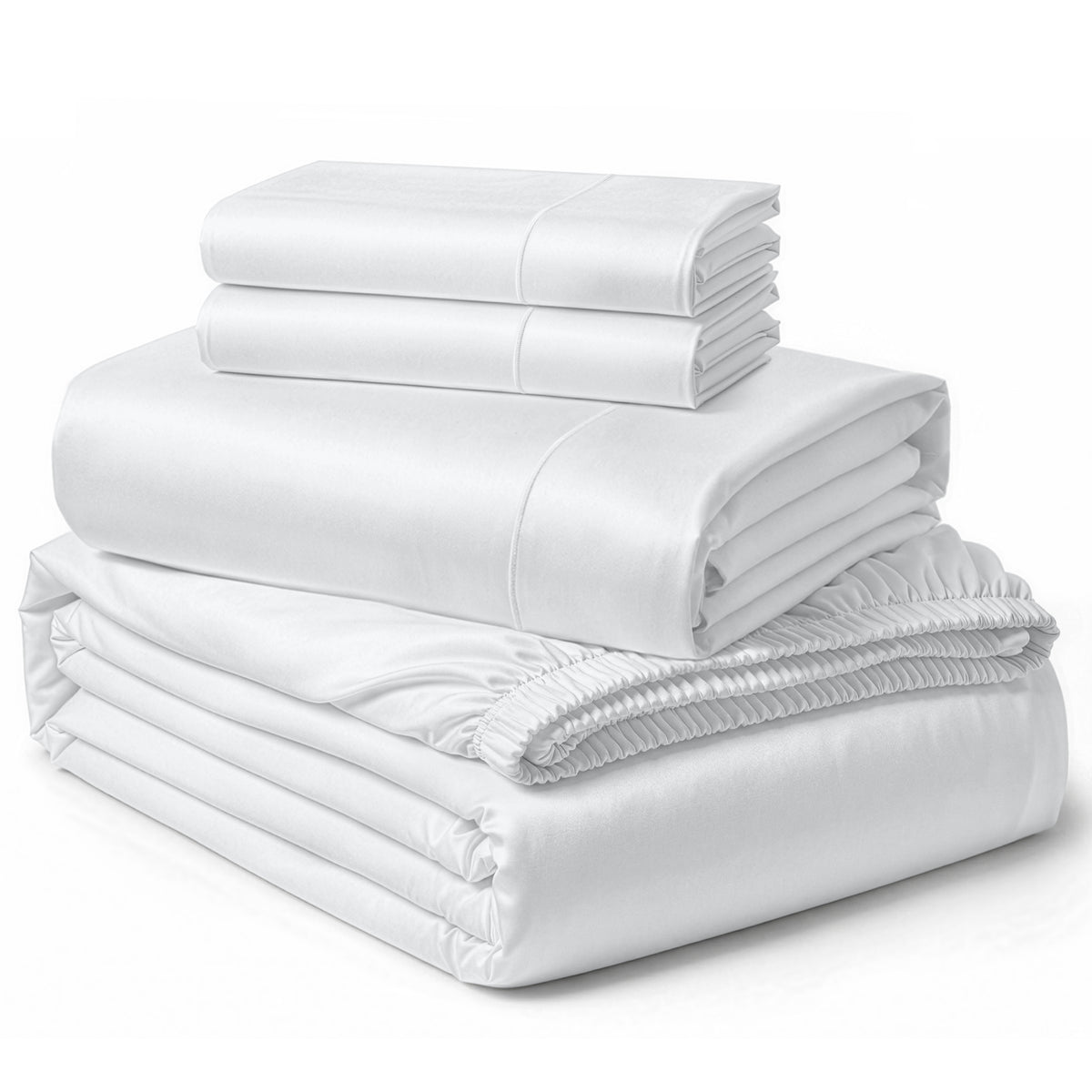 Egyptian Cotton Sheet Set - Brilliant White