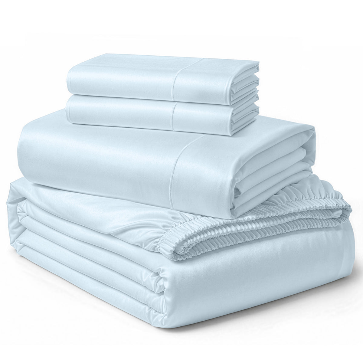 Egyptian Cotton Sheet Set - Ice Melt