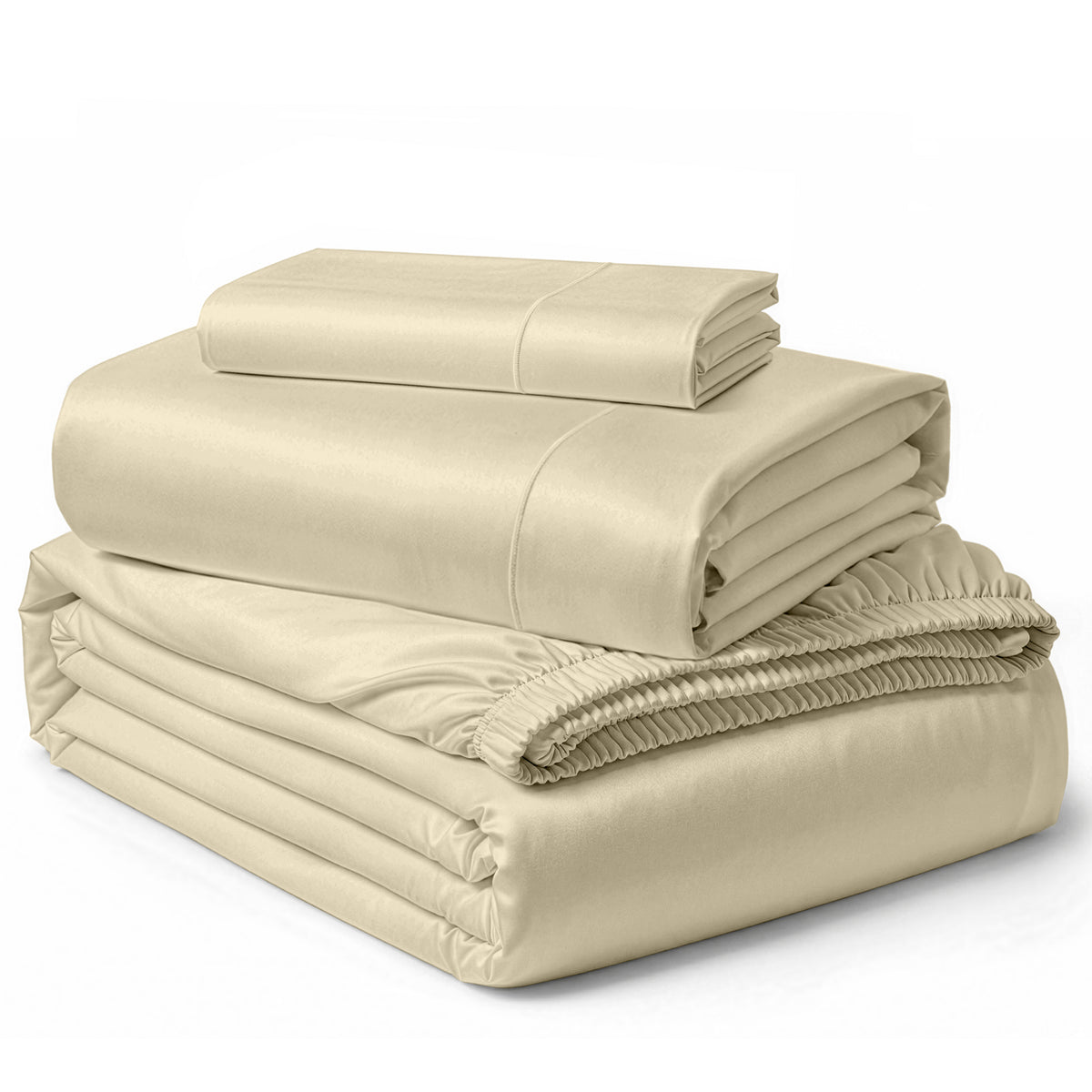 Lane Linen Egyptian Cotton Sheet Set - Linen - 3 piece set