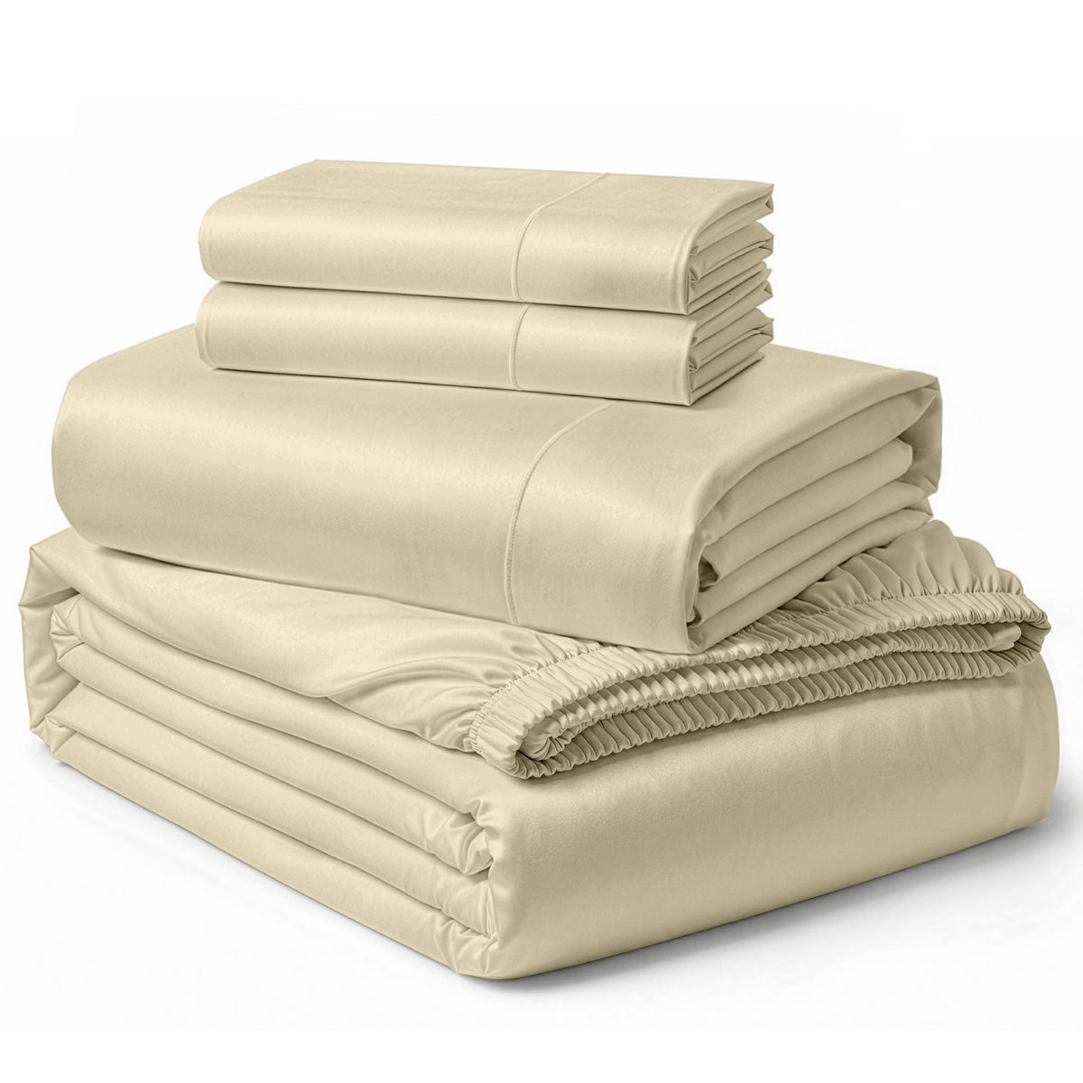 Lane Linen Egyptian Cotton Sheet Set - Linen - 4 piece set