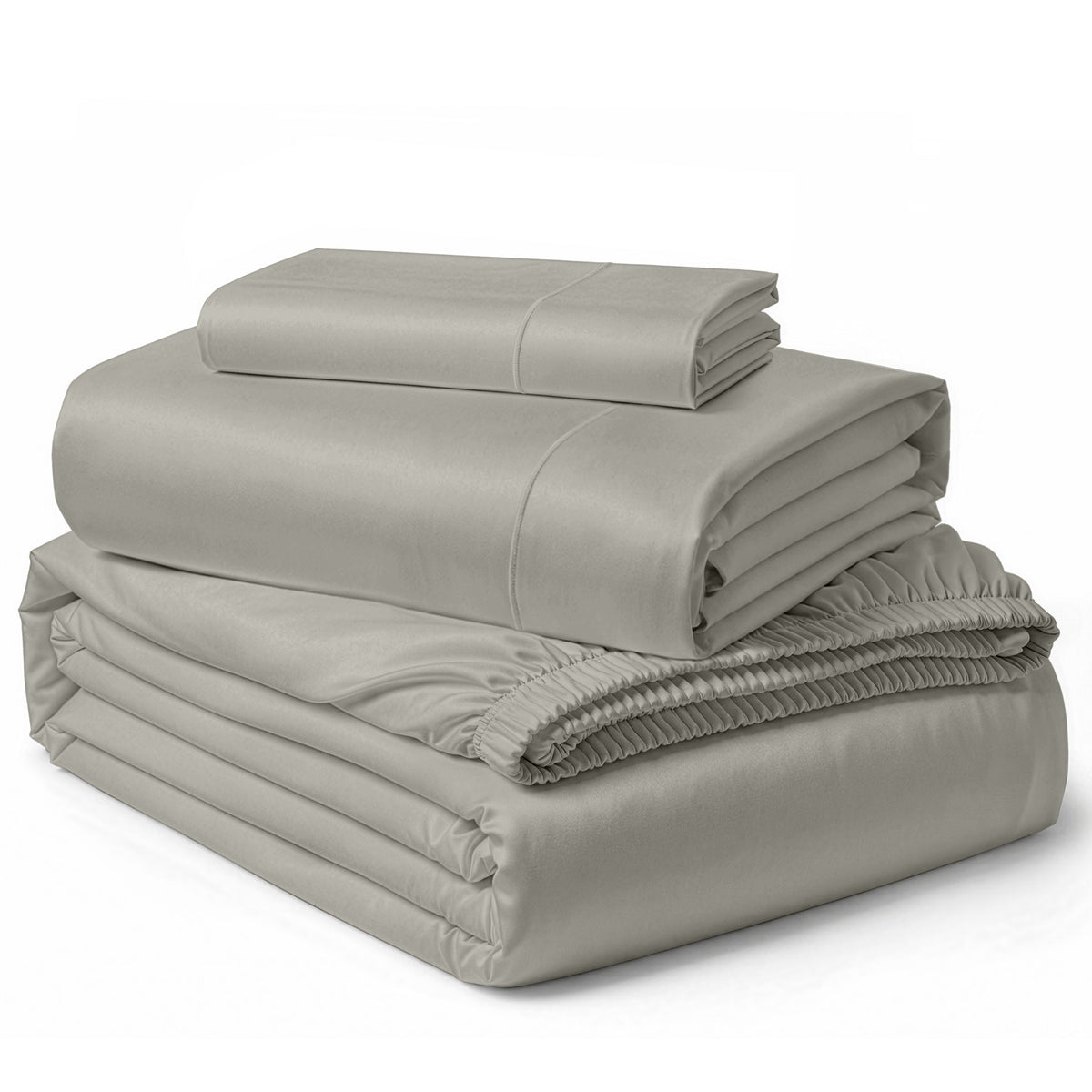 Egyptian Cotton Sheet Set - Silver