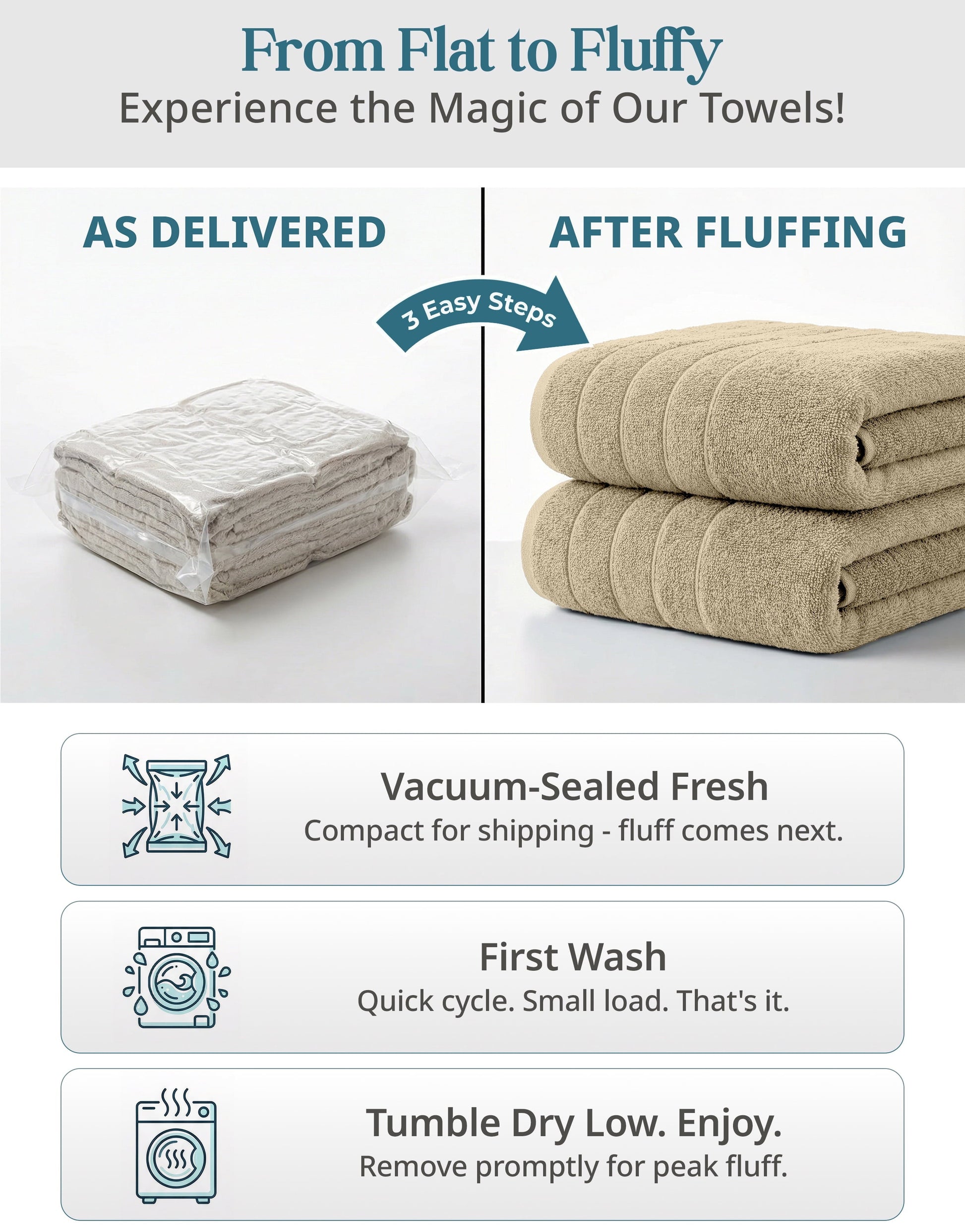 24-Piece Cotton Bath Towel Set