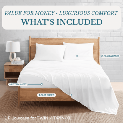 Washed Microfiber Sheet Set cp-gallery: color=White
