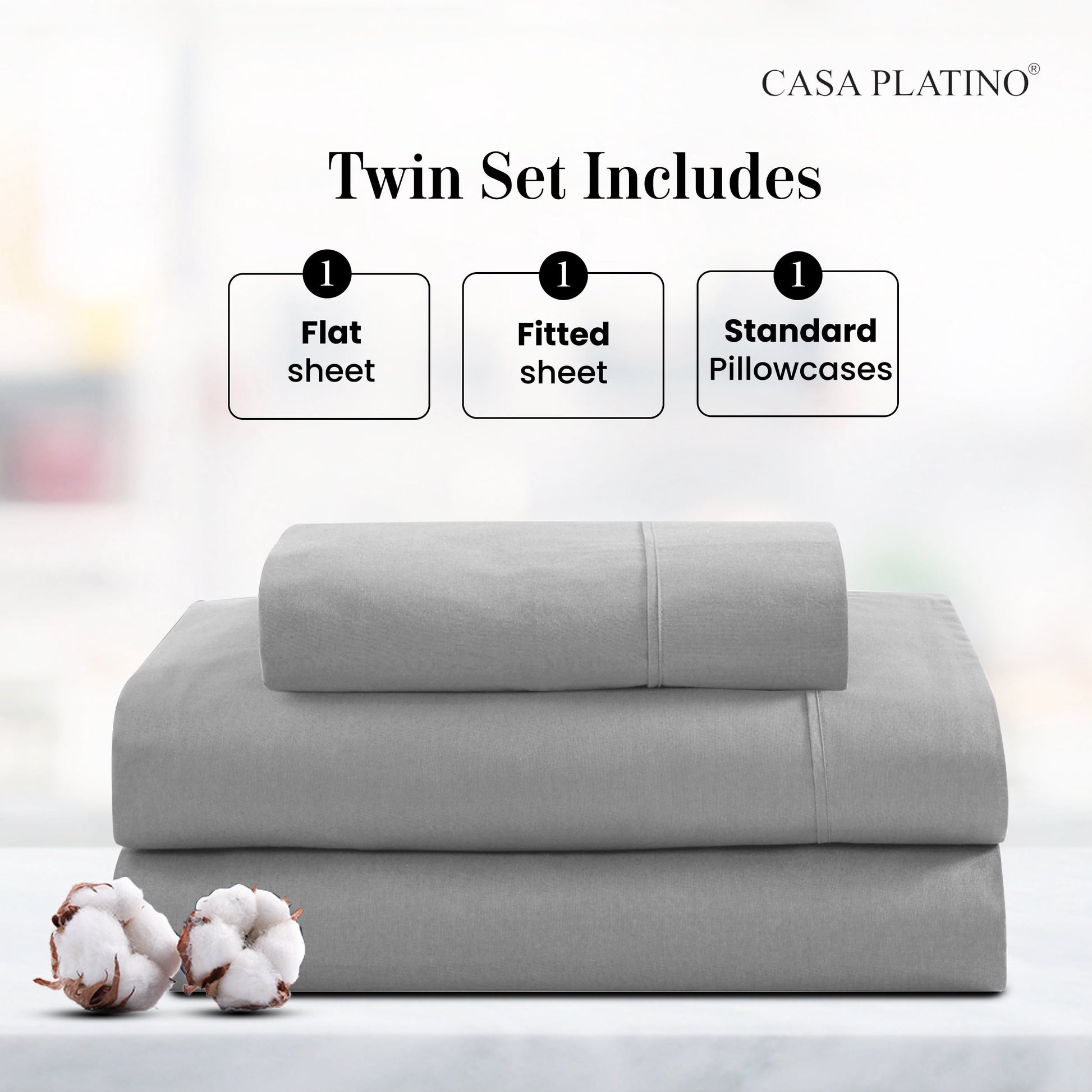 Percale Cotton Sheet Set