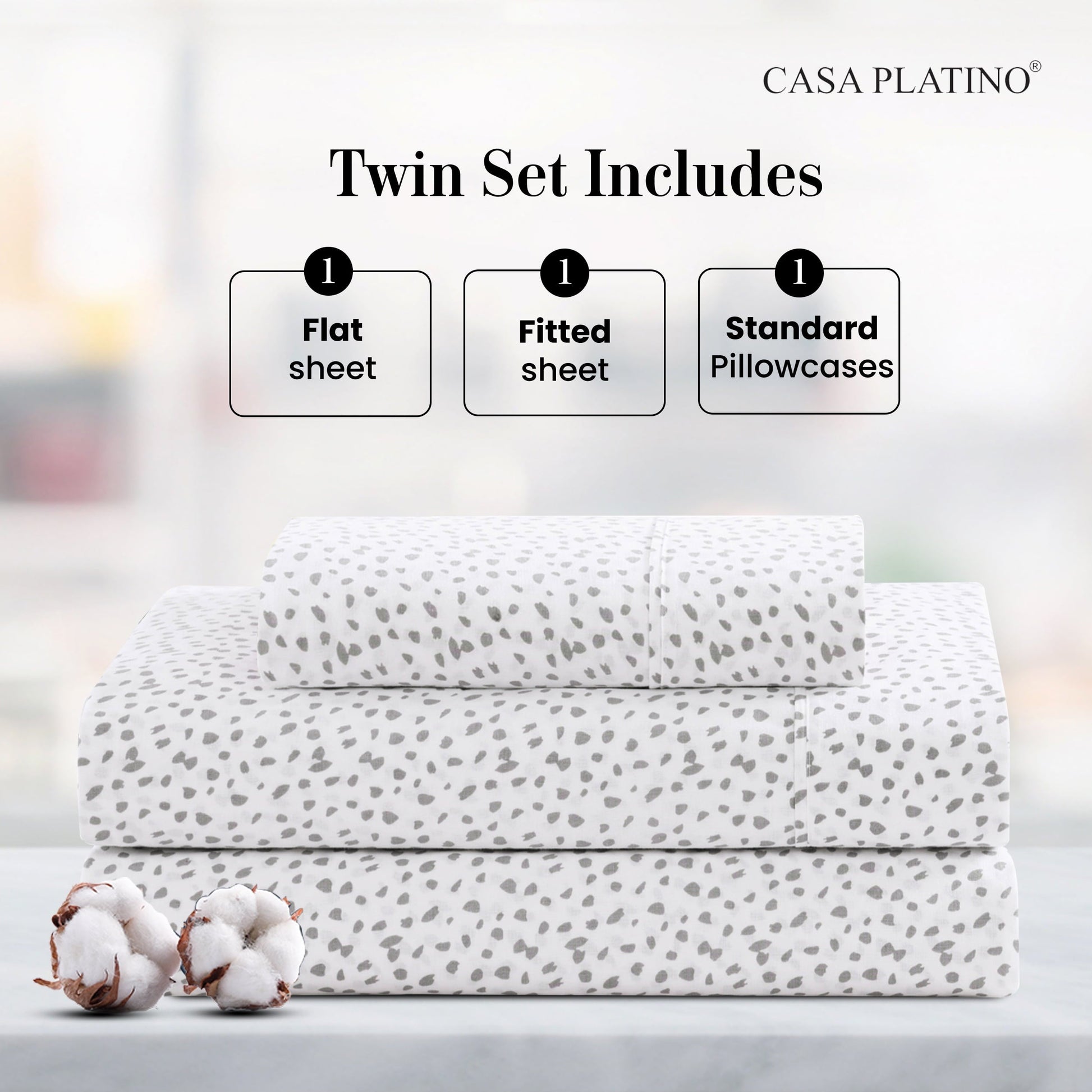 Percale Cotton Sheet Set