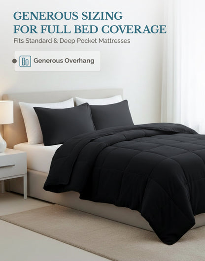 Down-Alternative Comforter cp-gallery: color=Black