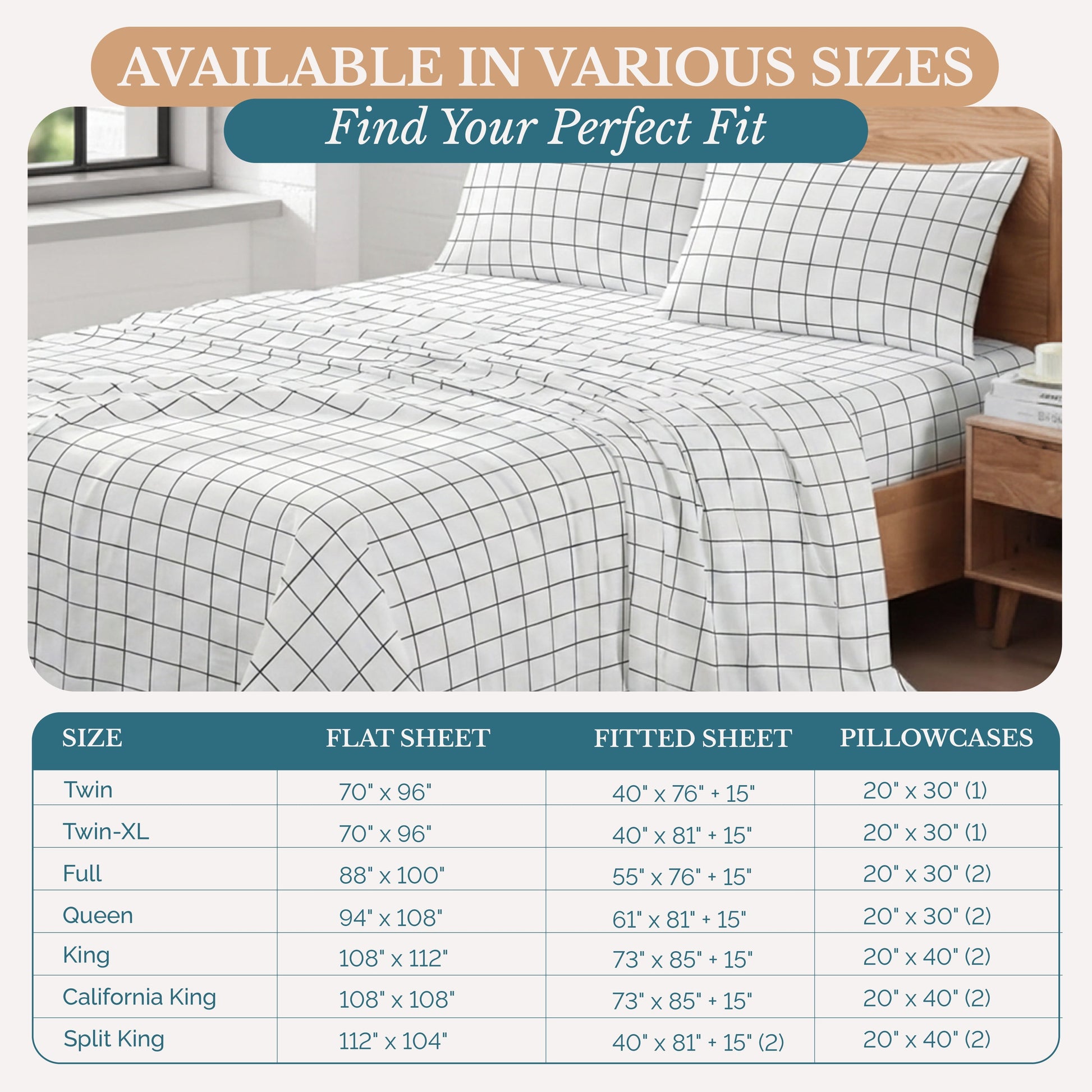 Washed Microfiber Sheet Set