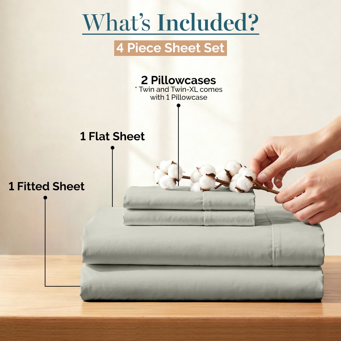 450 Thread Count Cotton Sheet Set cp-gallery: color=Moonstruck