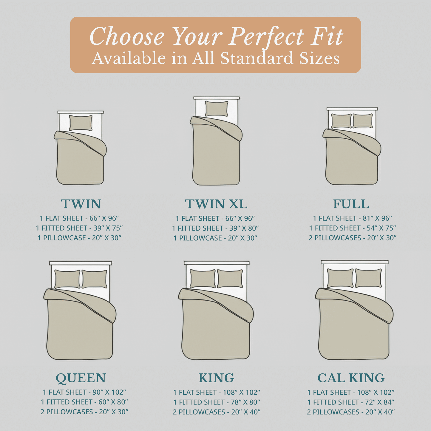 Flannel Sheet Set cp-gallery: color=Silver